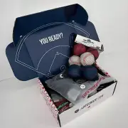 Plate Crate Monthly Box With Baseball Treasures • Unisex Youth Large • NIB