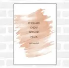 Watercolour Karl Cheap Nothing Helps Quote Jumbo Fridge Magnet