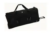 Rockland Luggage 40 Inch Rolling Duffle Bag Black X-Large High Quality Pockets