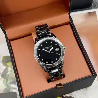在飛比找Yahoo!奇摩拍賣優惠-COACH Preston 黑色錶盤 水鑽刻度 黑色陶瓷錶帶