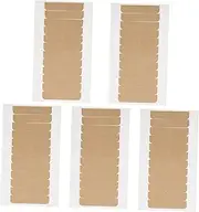 BELLIFFY 5sheets Double Sided Hair Extension Tape Pu Adhesive Tabs for Wigs Invisible Flexible Design for Natural Appearance for Lace Front Toupee Easy to Use