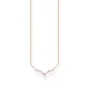 THOMAS SABO Necklace ice crystals rose gold