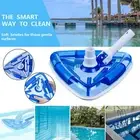 Swimming Pool Vacuum Head Transparent Triangular Vinyl Suction Durable Home AUS
