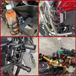 V-STROM 650風鏡適用鈴木VSTROM250 DL1000/1050/650/XT機車改裝保險杠水杯支架