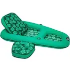 2 in 1 Convertible Water Lounge Multi Teal Floral Floatie Summer Pool Toys Rafts