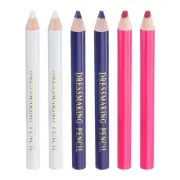 6pcs Sewing Pencil for Fabric Sewing Marking Pencil Tailors Chalk White/Blue/Red