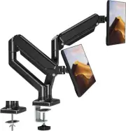 Dual Monitor Stand, Adjustable Computer Monitor Arm Gas Spring Swivel Dual