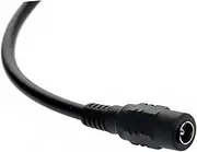 GAROZATION 40cm Female Jack to 4 Male Plugs DC Power Y Splitter Adapter Cable for CCTV Camera CCTV Power Splitter Cable for Black