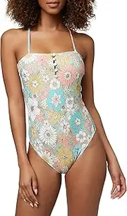 [O'Neill] Women's Praia Wildflower One-Piece, Seaglass, Large