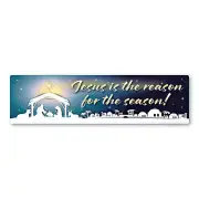 Jesus is the Reason Bumper Strip Magnet