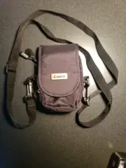 Canon Camera Bag Black With Adjustable Shoulder Strap Photography New Vintage