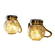 2Pcs Warm White Solar IPX44 Outdoor Lanterns Garden Decor Lights Patio1241