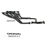 Redback Headers & Cats to suit Commodore VN-VS V8 5.0L Tri-Y Auto Gasket = DSF063 - RBH034A