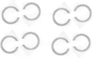 COOPHYA 41-inch Guitar Rosette Decal Set Sound Hole Flower Decals Guitar Inlay Self-adhesive Rosettes