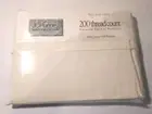 JCP Home Collection FULL FLAT SHEET BEIGE 200 THREAD COUNT Smooth Touch Percale