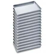 SOGA 14X Aluminium Oven Baking Pan Cooking Tray for Baker Gastronorm 60*40*5cm