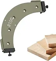 Curved Chamfer Auxiliary Trimming Tool, Large Precise Router Templates, Efficient Routing Internal and External Trimming Tool for Craft Carpentry Home