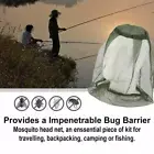 Mosquito Hat Head Net Protector Insect Bee Fly Mozzie Bug Mesh Camping Garden AU
