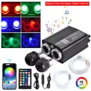 Car RGBW LED Shooting Meteor Star 950PCS Fiber Optic Roof Headliner Light Kit US (for: Porsche)