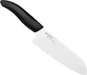 KYOCERA - GEN Series -Santoku Ceramic Knife Made of high-Performance Ceramic | Extremely Sharp | Ultra-Light | high Break Resistance | Hand-Ground Blade Length: 16 cm, Black