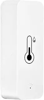 Indoor Humidity Sensor - Portable Wireless Temperature Monitor,High-Precision Smart WiFi Temperature Sensor for Home Greenhouse