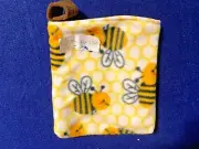 Sugar Glider RAT BUMBLE BEE Bonding Pouch Bag cuddle cage set DOUBLE FLEECE