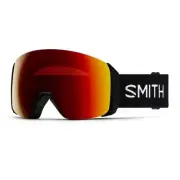 Smith 4D Mag XL Snow Goggles, Black Frame, ChromaPop Sun Red Mirror Lens