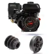 7HP 210cc Gas Engine Motor Recoil Start Horizontal Shaft For Go Kart ATV Mower