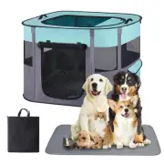 Dog Playpen,Cat Crate,Portable Pet Playpen, Foldable Kennel for Puppy Kitten ...