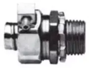 ST100L Appleton Liquid-Tight Connector Straight Steel 1-Inch Zinc Electroplated