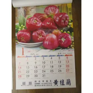52公分 超商取貨 當天寄 台灣水果月曆 2024/113 桌曆 月曆 週曆 日曆 水果月曆 手撕月曆 銀行 掛曆