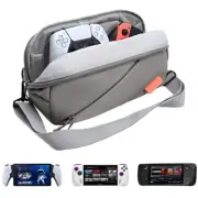 Carrying Case for PS Portal/ROG Ally X/Steam Deck/Switch Gamepad Shoulder Bag