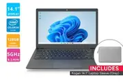 Kogan Atlas 14.1" USB-C Laptop with Windows 11 Pro (128GB) + 14.1" Laptop Sleeve