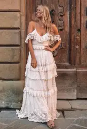 Spell Chloe Bridal Gown Dress M New With Tags
