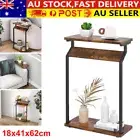 Narrow Side Table Small Spaces Slim Sofa Tray Home Gift Simple AU