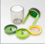 HOME BASICS MINI KITCHEN FOOD VEGGIE SLICER & ATTACHMENTS JULIENNE SLICE GRIND