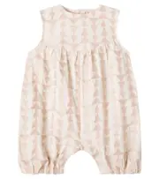 [Donsje] Donsje Baby Salotte printed cotton playsuit M 18-24 white