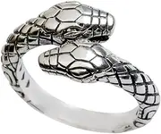 [Holibanna] Snake Ring Charms for Bracelets Fashion Rings for Women Gold Thumb Rings for Women Glitter Nail Polish Vintage Rings Skull Rings for Men Gemstone Bracelet Nail Kit Silver Copper