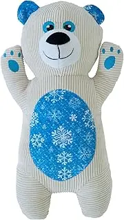WagTime Snowflake The Frosty Polar Bear, Small 20cm - Keeps Your Dog Entertained for Hours, Variety of Shapes and Sizes, Extra Fun and Stimulation - Ideal for Playtime Enrichment