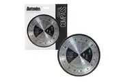 1PK Bartender Stainless Steel Cocktail Compass Round Bartender Guide Silver