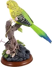 Abaodam Electric Simulation Talking Parrot Interactive Recording Plaything for Sound Sensing Microchip No Battery Required Early Learning Present