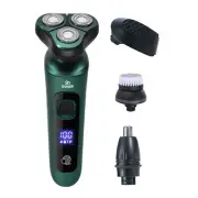 Beard Shavers for Men 3D Floating Head Wet and Dry Shaver LCD fashionable