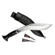 OCH - 10" Blade Gurkha Khukuri Knives-Handmade, Wood Handle And Leather Sheath