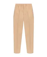 Jil Sander Elastic Waist Straight-Leg Trousers IT52,IT46 Beige