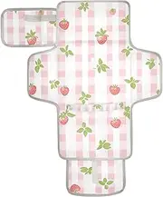 Reusable Diaper Changing pad with Tissue Pocket Changing Pads for Changing Table Infant Travel Station Kit