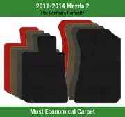 Lloyd Velourtex Front Row Carpet Mats for 2011-2014 Mazda 2 (for: Mazda)