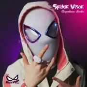 Spider-Man: Across The Spider-Verse Gwen Stacy LED Eyes Mask Headgear Prop Gift