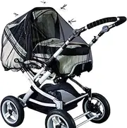 GeekerChip Universal Insect Protection, Insect Protection for Prams, Mosquito Net, Pram, with Elastic Band, Tear-Resistant and Washable, Fly Net for Buggy, Protection Against Wasps and Mosquitoes