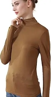 [FOCCAR] Women's Basic Long Sleeve Pullovers - Moisture Wicking Offices Shirt Top,Tee Tops Girlfriend Mother Wife on Birthday Anniversary Christmas Coffee