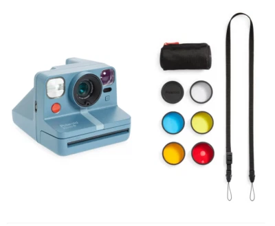 POLAROID NOW+CONNECTED i -TYPE INSTANT CAMERA BLUE/GREY 9063